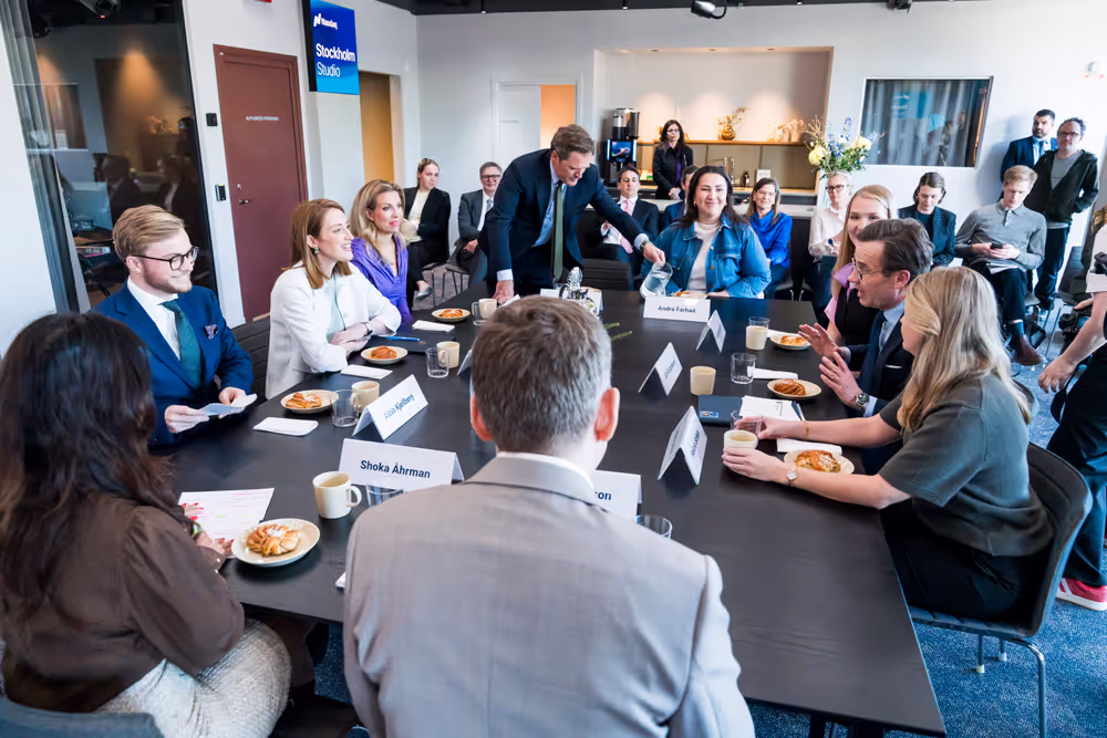 Official visit by Roberta METSOLA, EP President to Stockholm (Sweden) - Meeting with Swedish Financial Influencers & Savings Advocates together with Ulf KRISTERSSON, Swedish Prime Minister