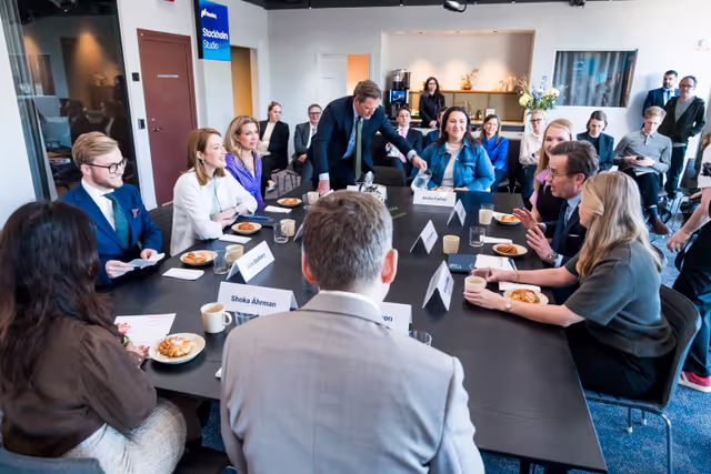 Official visit by Roberta METSOLA, EP President to Stockholm (Sweden) - Meeting with Swedish Financial Influencers & Savings Advocates together with Ulf KRISTERSSON, Swedish Prime Minister
