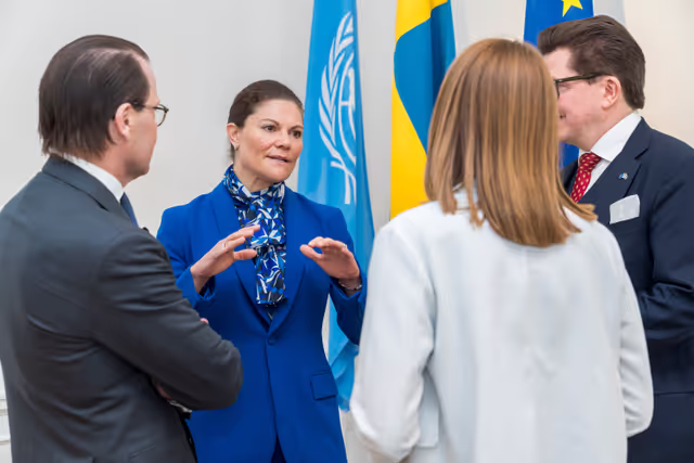 Valokuva 3: Official visit by Roberta METSOLA, EP President to Stockholm (Sweden) - Meeting with HRH  Victoria, the Crown Princess of the Kingdom of Sweden