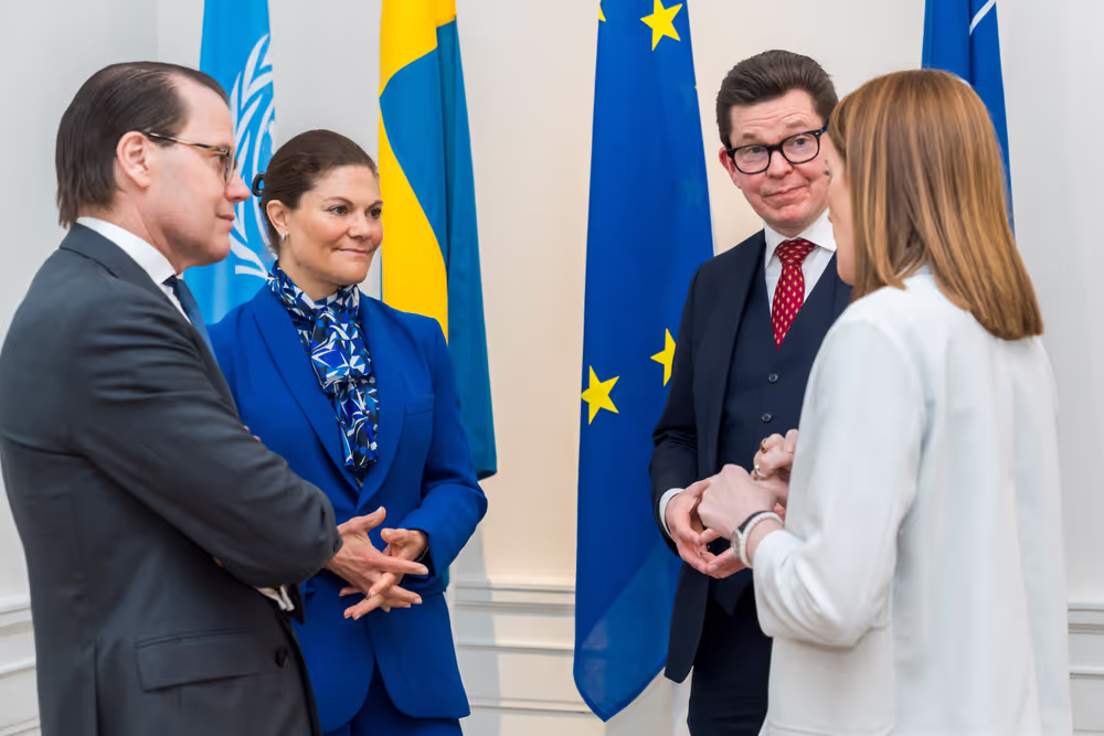Official visit by Roberta METSOLA, EP President to Stockholm (Sweden) - Meeting with HRH  Victoria, the Crown Princess of the Kingdom of Sweden
