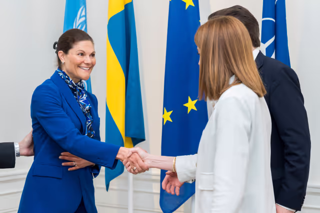 Official visit by Roberta METSOLA, EP President to Stockholm (Sweden) - Meeting with HRH  Victoria, the Crown Princess of the Kingdom of Sweden