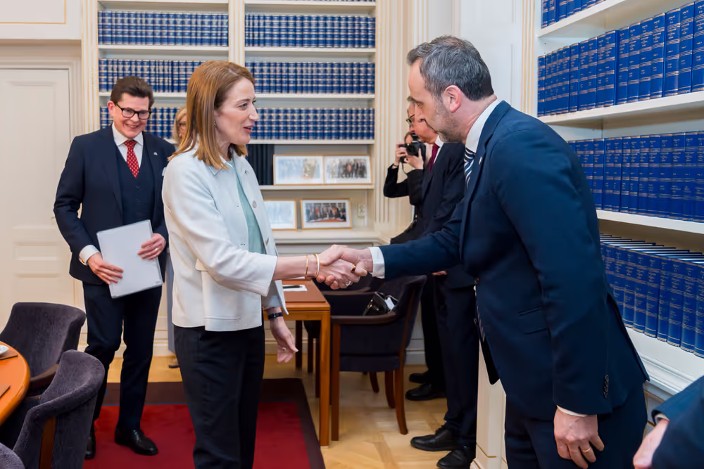 Official visit by Roberta METSOLA, EP President to Stockholm (Sweden) - Meeting with Andreas NORLÉN, Speaker of the Riksdag and with MPs from the Committee on the Constitution, the Committee on Foreign Affairs and Committee on EU Affairs