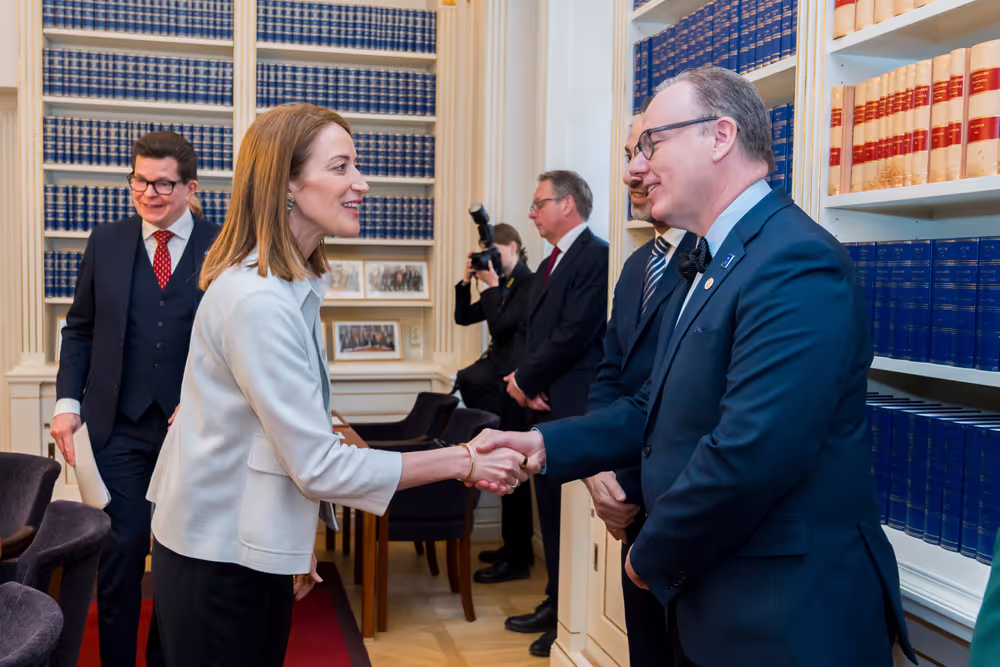 Official visit by Roberta METSOLA, EP President to Stockholm (Sweden) - Meeting with Andreas NORLÉN, Speaker of the Riksdag and with MPs from the Committee on the Constitution, the Committee on Foreign Affairs and Committee on EU Affairs