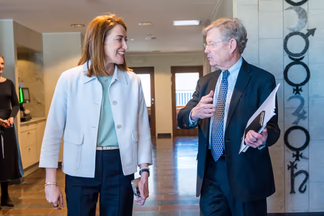 Valokuva 15: Official visit by Roberta METSOLA, EP President to Stockholm (Sweden) - Meeting with Business Leaders