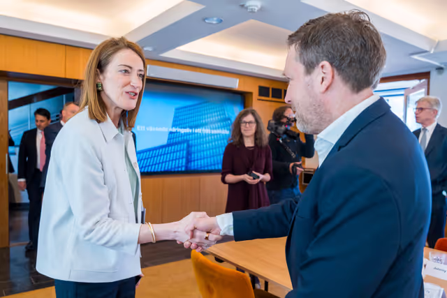 Valokuva 13: Official visit by Roberta METSOLA, EP President to Stockholm (Sweden) - Meeting with Business Leaders