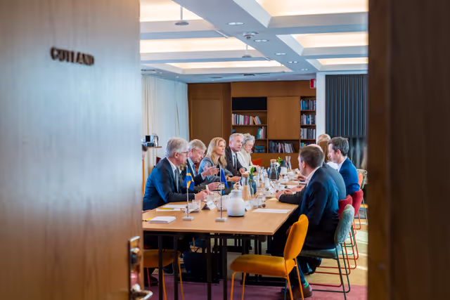 Valokuva 1: Official visit by Roberta METSOLA, EP President to Stockholm (Sweden) - Meeting with Business Leaders
