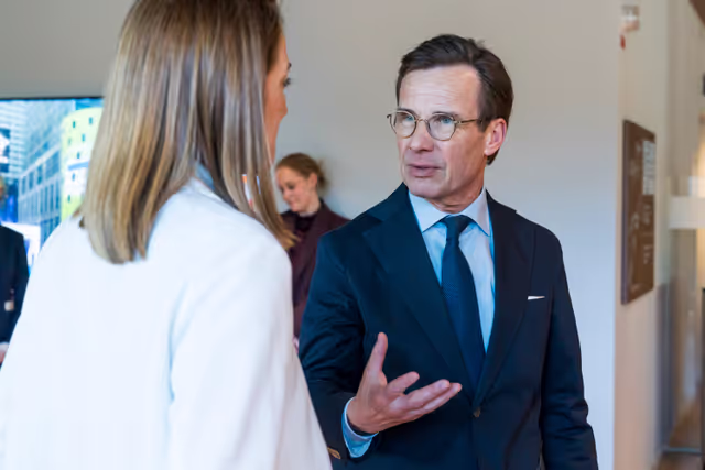 Снимка 11: Official visit by Roberta METSOLA, EP President to Stockholm (Sweden) - Visit to the NASDAQ Stock Exchange European Head Quarters with Ulf KRISTERSSON, Swedish Prime Minister