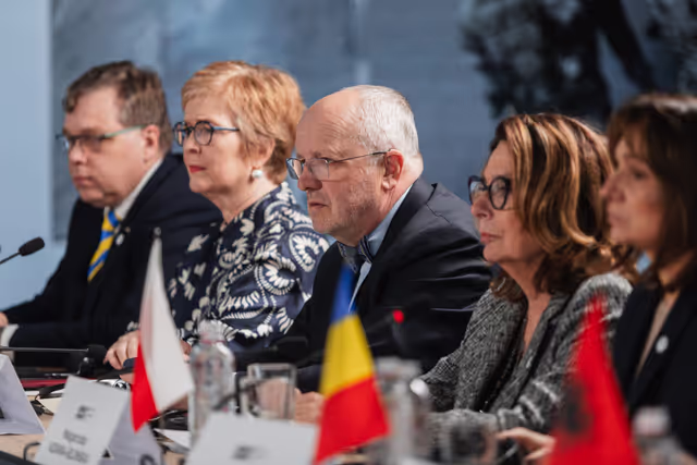 Fotografie 12: Ceremony commemorating the fourth anniversary of the liberation in Bucha (Ukraine) and Bucha Summit.