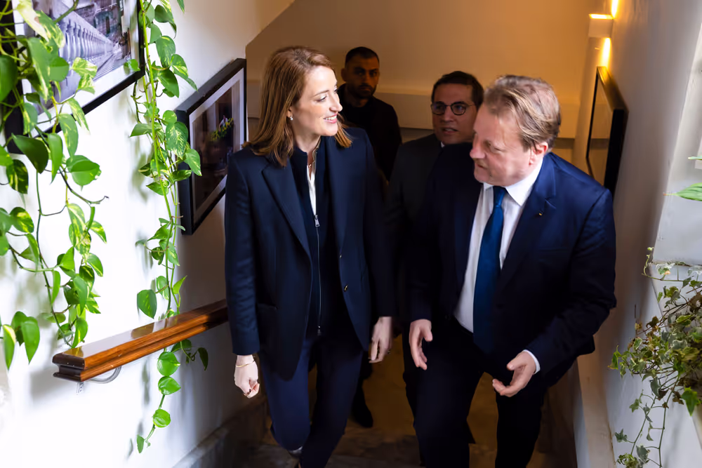 Official visit of Roberta METSOLA, President of the European Parliament, to Gozo (Malta) - Meeting with the Victoria 2031 Foundation, Samuel Azzopardi (President of the Region of Gozo), and Brian Azzopardi (Mayor of Victoria)