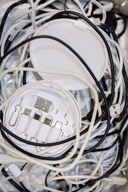 Stockshot : Common charger for laptops, tablets and phones