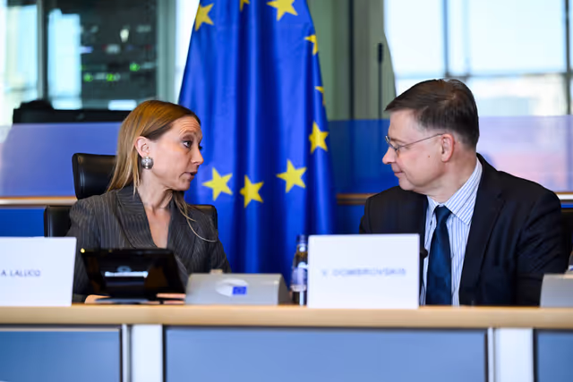Fotografie 27: ECON Committee -  Economic Dialogue with Valdis DOMBROVSKIS, Commissioner for Economy and Productivity; Implementation and Simplification