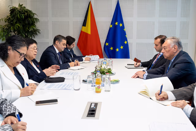 Antonio TANGER CORREA meets with Maria Fernanda LAY, President of the National Parliament of Timor Leste