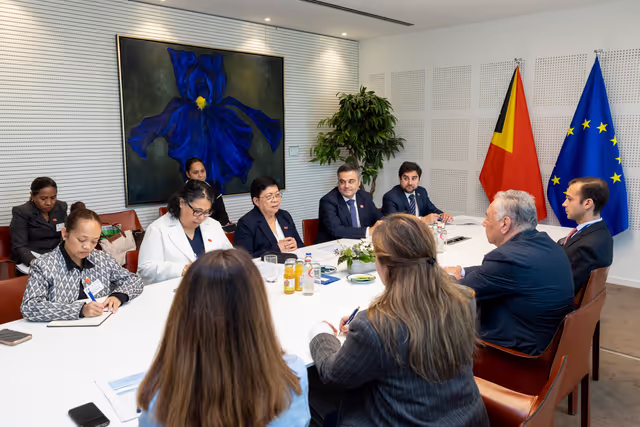 Antonio TANGER CORREA meets with Maria Fernanda LAY, President of the National Parliament of Timor Leste