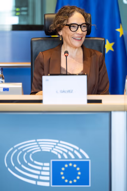 Снимка 30: FEMM Committee - Exchange of views with Hadja LAHBIB - Management - Structured dialogue, including presentation of the Gender Equality Strategy