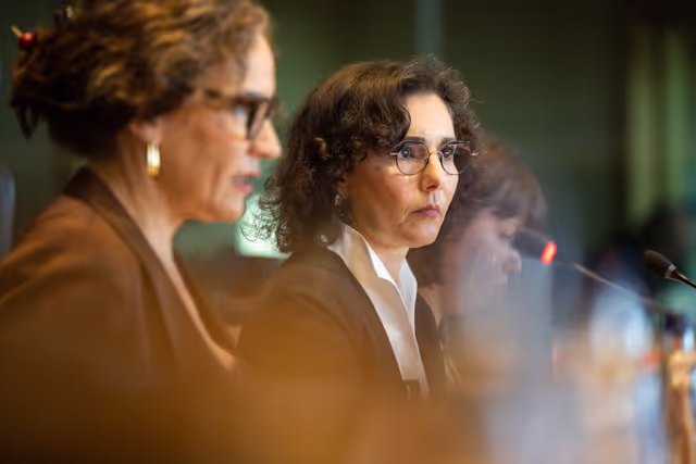 Снимка 28: FEMM Committee - Exchange of views with Hadja LAHBIB - Management - Structured dialogue, including presentation of the Gender Equality Strategy