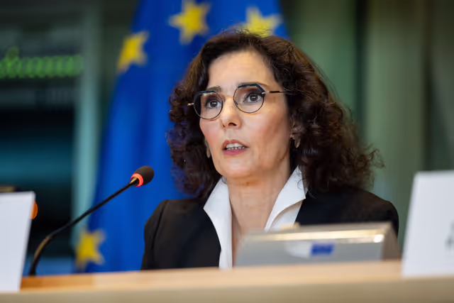 Снимка 25: FEMM Committee - Exchange of views with Hadja LAHBIB - Management - Structured dialogue, including presentation of the Gender Equality Strategy