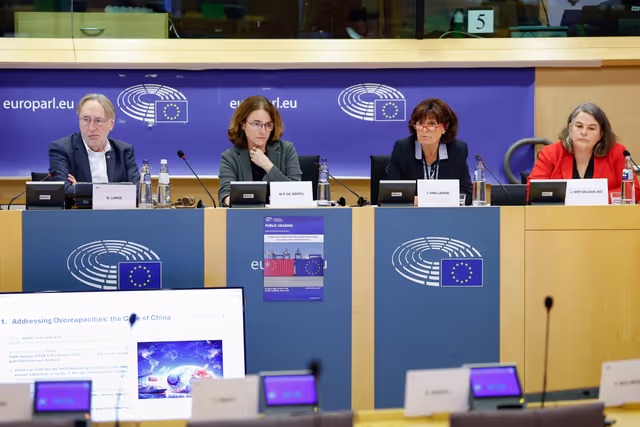 Foto 25: INTA - Public hearing ' Trade and investment relations with China: navigating risks and opportunities '