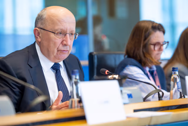 Photo 17: ITRE - Structured dialogue with Andrius Kubilius, European Commissioner for Defence and Space