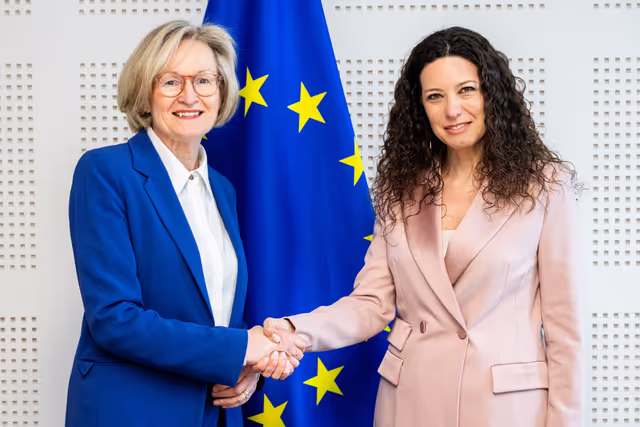 Antonella SBERNA meets with Mairead McGUINNESS, Special Envoy for the promotion of Freedom of Religion or Belief (FoRB) outside the EU