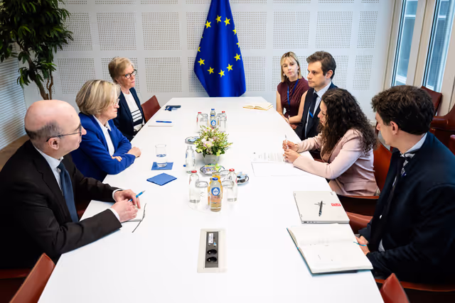 Antonella SBERNA meets with Mairead McGUINNESS, Special Envoy for the promotion of Freedom of Religion or Belief (FoRB) outside the EU