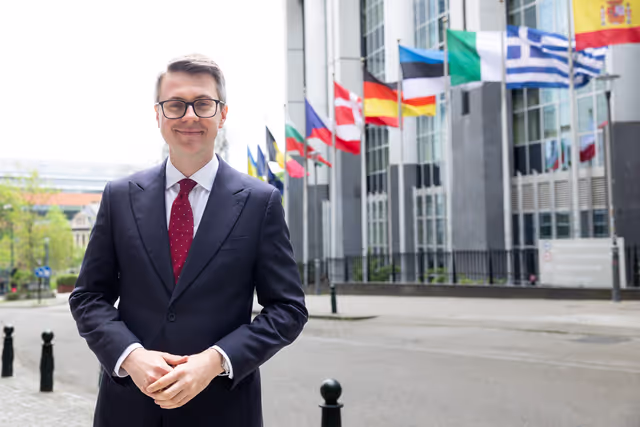 Piotr MULLER in the EP in Brussels