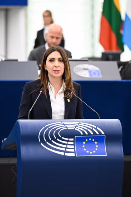 Снимка 43: EP Plenary session - Supporting democratic resilience in Armenia