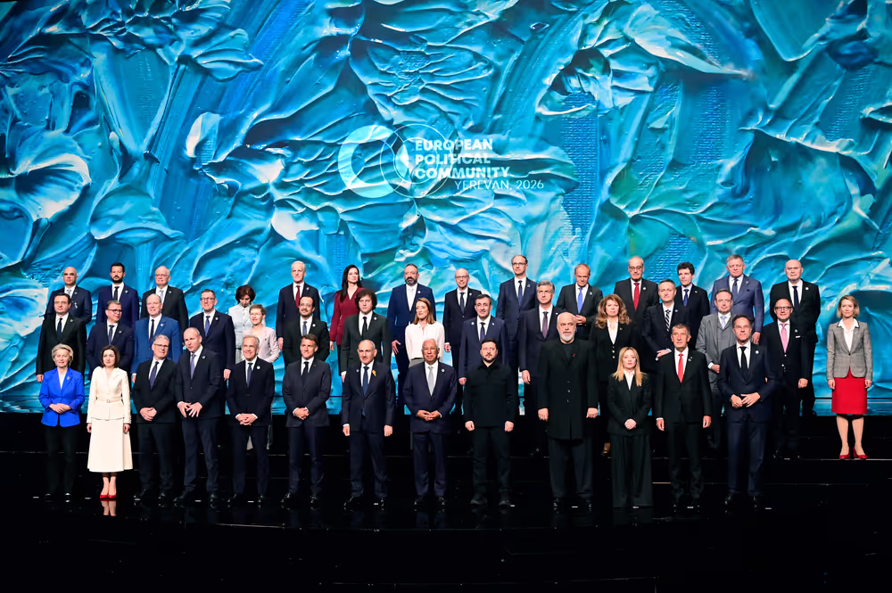 8th European Political Community Summit in Yerevan, Armenia - Family picture