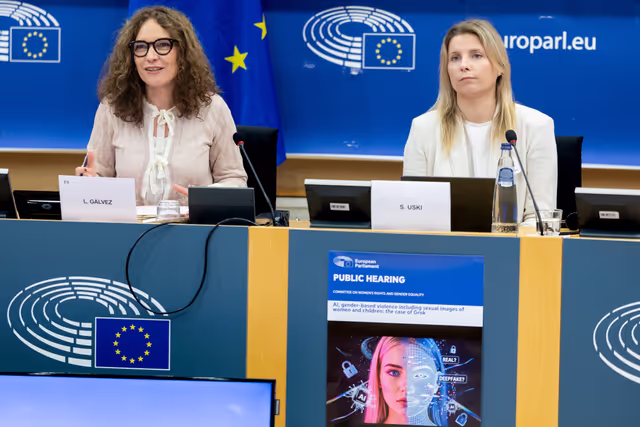 Foto 14: FEMM - Hearing on AI, gender-based violence including sexual images of women and children: the case of Grok