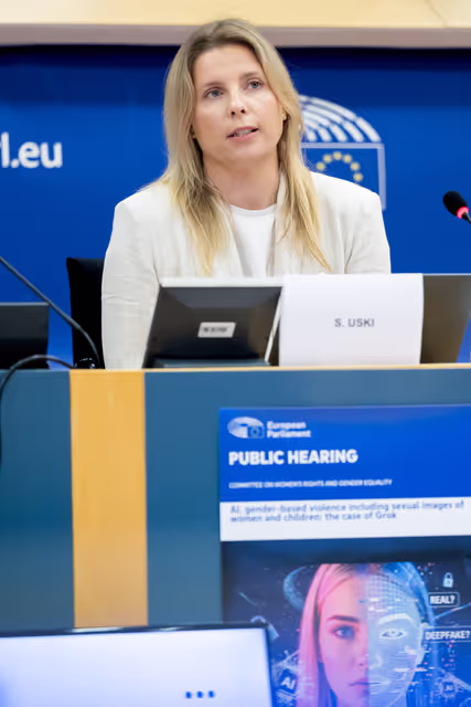 Foto 12: FEMM - Hearing on AI, gender-based violence including sexual images of women and children: the case of Grok