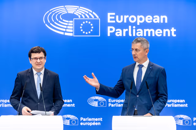 Foto 13: Press conference on the outcome of the seventeenth meeting of the EU-Moldova Parliamentary Association Committee
