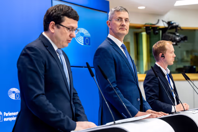 Foto 9: Press conference on the outcome of the seventeenth meeting of the EU-Moldova Parliamentary Association Committee