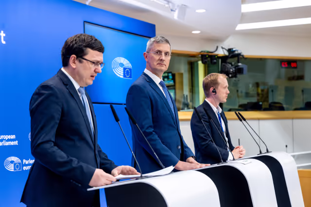 Foto 5: Press conference on the outcome of the seventeenth meeting of the EU-Moldova Parliamentary Association Committee