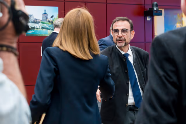 Valokuva 8: Roberta METSOLA, EP President meets with Markus SÖDER, Minister President of the Land of Bavaria and Bavarian Council of Ministers