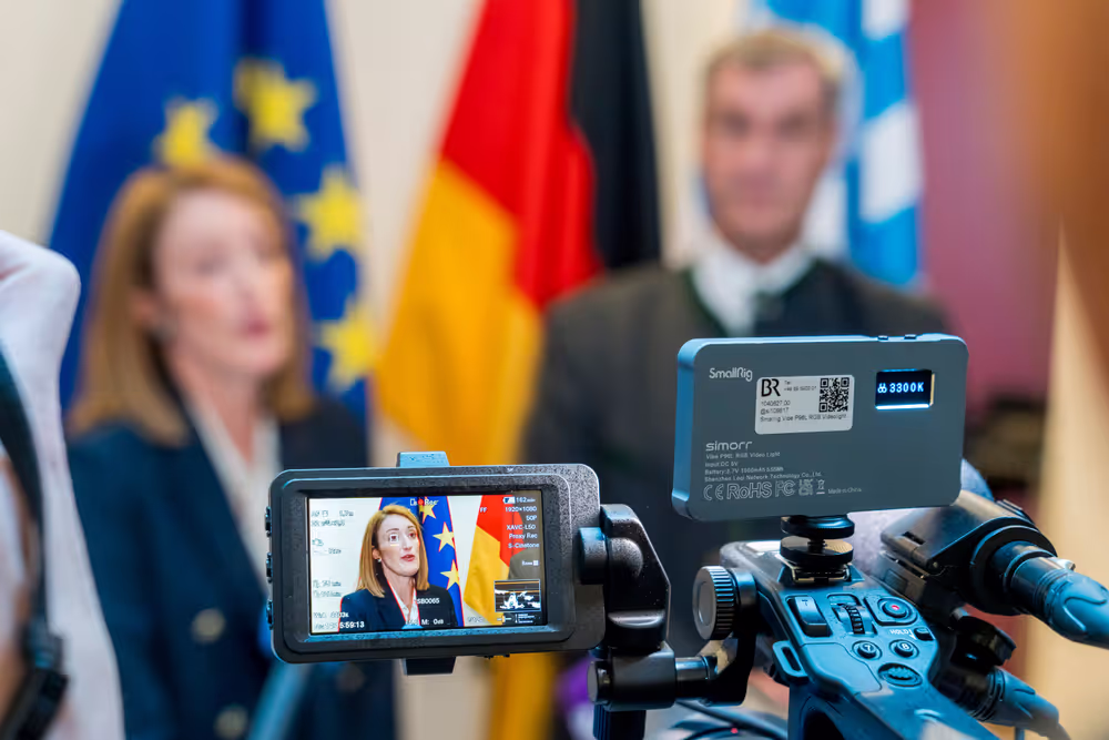 Roberta METSOLA, EP President meets with Markus SÖDER, Minister President of the Land of Bavaria and Bavarian Council of Ministers
