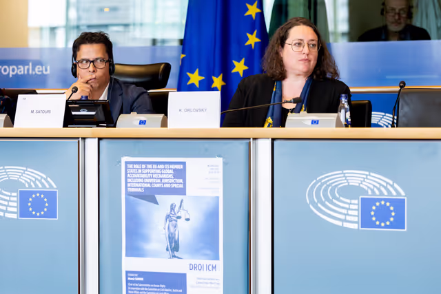 DROI Interparliamentary Committee Meeting - The role of the EU and its Member States in supporting global accountability mechanisms, including universal jurisdiction, .international courts and special tribunals