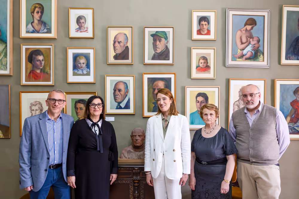 Official visit of Roberta METSOLA, EP President to Malta - Visit of a cultural and artistic exposition