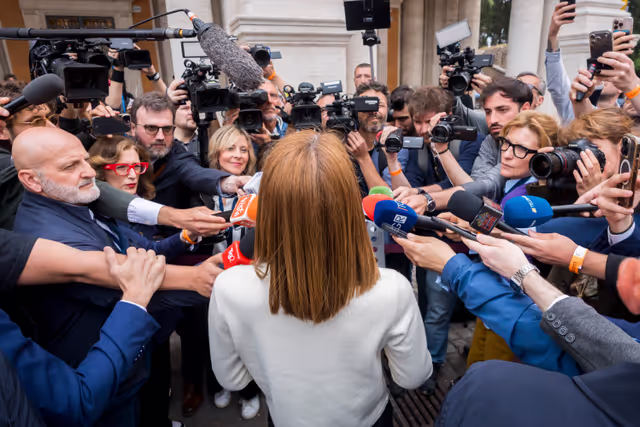 Fotografie 9: Official visit by Roberta METSOLA, EP President, to Florence and Roma (Italy) - ‘Luci d’Europa’ on the occasion of Europe Day
