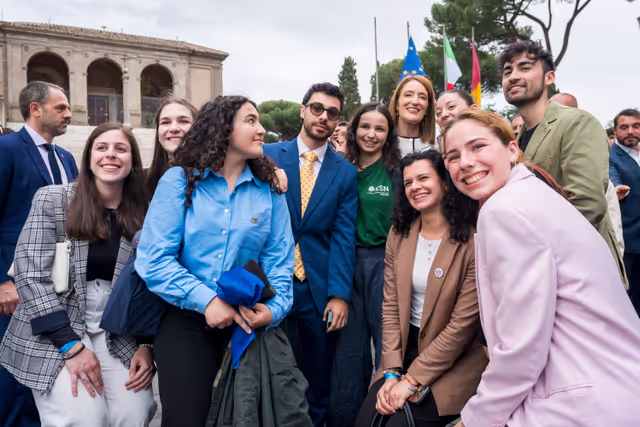 Fotografie 6: Official visit by Roberta METSOLA, EP President, to Florence and Roma (Italy) - ‘Luci d’Europa’ on the occasion of Europe Day