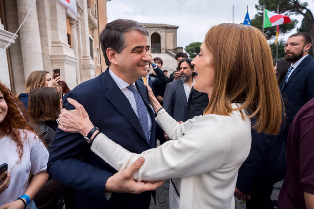 Fotografie 4: Official visit by Roberta METSOLA, EP President, to Florence and Roma (Italy) - ‘Luci d’Europa’ on the occasion of Europe Day