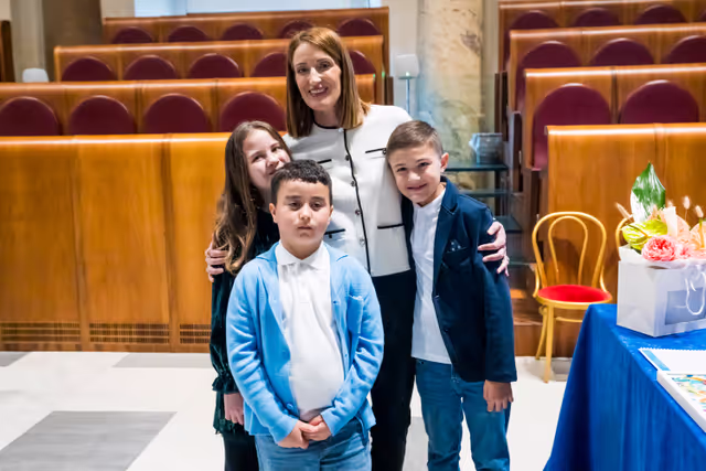 Fotografie 6: Official visit by Roberta METSOLA, EP President, to Florence and Roma (Italy) - Meeting with Liam & Riccardo