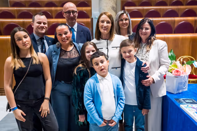 Fotografie 5: Official visit by Roberta METSOLA, EP President, to Florence and Roma (Italy) - Meeting with Liam & Riccardo
