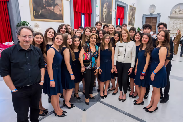 Fotografie 50: Official visit by Roberta METSOLA, EP President, to Florence and Roma (Italy) - ‘Luci d’Europa’ on the occasion of Europe Day