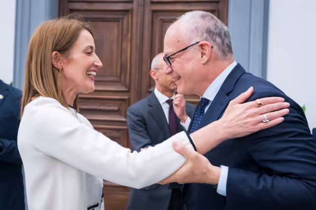 Fotografie 49: Official visit by Roberta METSOLA, EP President, to Florence and Roma (Italy) - ‘Luci d’Europa’ on the occasion of Europe Day