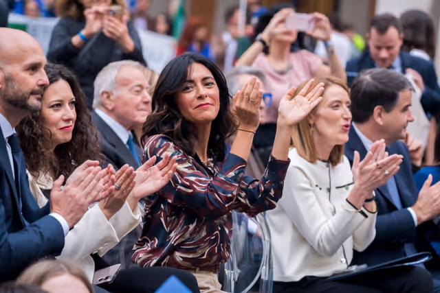 Fotografie 47: Official visit by Roberta METSOLA, EP President, to Florence and Roma (Italy) - ‘Luci d’Europa’ on the occasion of Europe Day