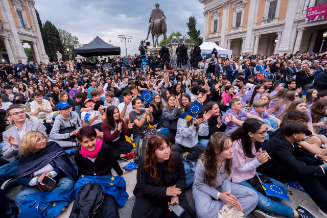 Fotografie 44: Official visit by Roberta METSOLA, EP President, to Florence and Roma (Italy) - ‘Luci d’Europa’ on the occasion of Europe Day