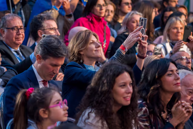 Fotografie 21: Official visit by Roberta METSOLA, EP President, to Florence and Roma (Italy) - ‘Luci d’Europa’ on the occasion of Europe Day