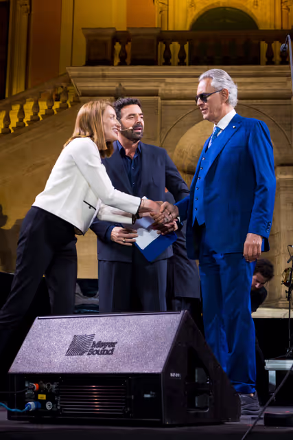 Fotografie 13: Official visit by Roberta METSOLA, EP President, to Florence and Roma (Italy) - ‘Luci d’Europa’ on the occasion of Europe Day