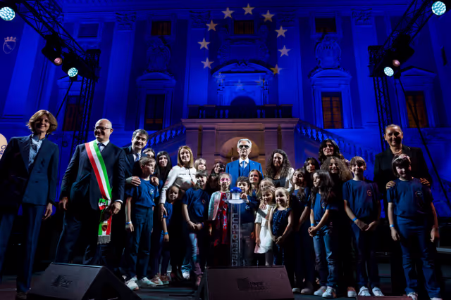 Fotografie 9: Official visit by Roberta METSOLA, EP President, to Florence and Roma (Italy) - ‘Luci d’Europa’ on the occasion of Europe Day