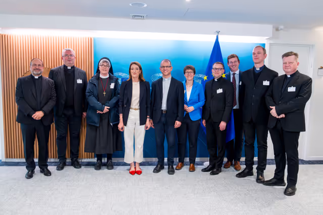 Roberta METSOLA, EP President meets with General Secretaries of the Bishops’ Conferences of the European Union