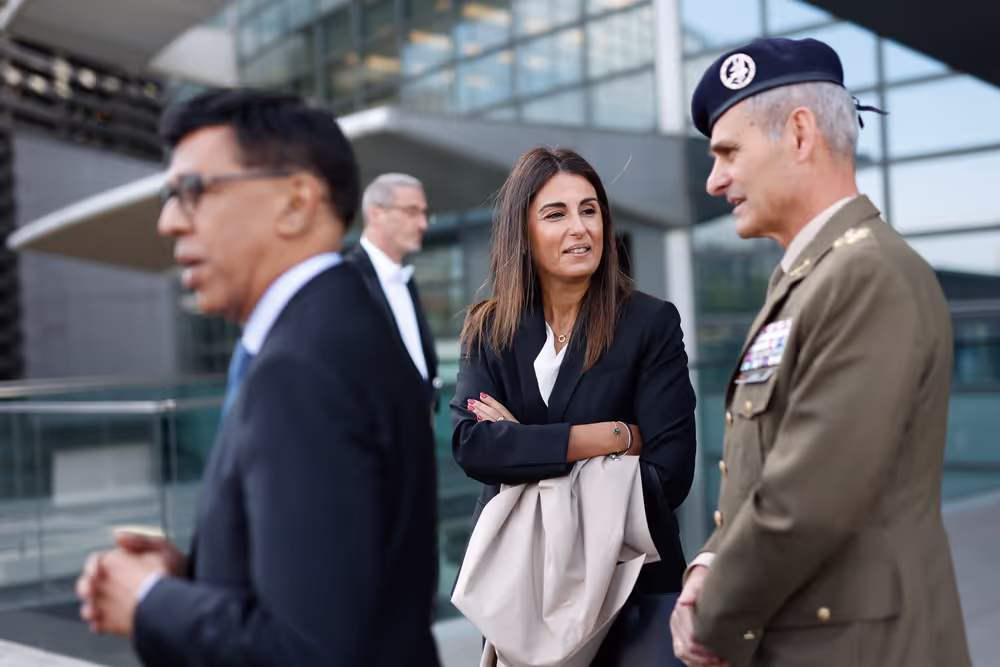 Open Day 2026 in Strasbourg- Official opening ceremony, marked by the lifting of European colors by the Eurocorps